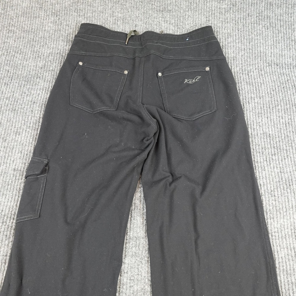 Kuhl Pants Womens 6 Regular Black Cargo Hiking Stretch Drawstring Pockets Travel - Picture 6 of 9